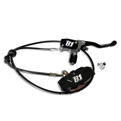 Système de frein avant 8.1 avec maitre cylindre MC-11 + étrier Hurricane 82 mm + durite + huile Motul RBF700 pour Pit bike 8.1