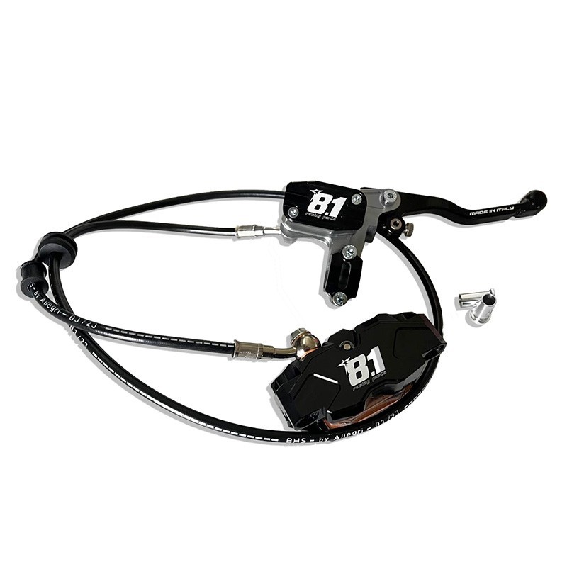 Système de frein avant 8.1 avec maitre cylindre MC-11 + étrier Hurricane 82 mm + durite + huile Motul RBF700 pour Pit bike 8.1