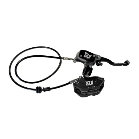 Système de frein avant 8.1 avec maitre cylindre MC-11 + étrier Hurricane 84 mm + durite + huile Motul RBF700 pour Pit bike