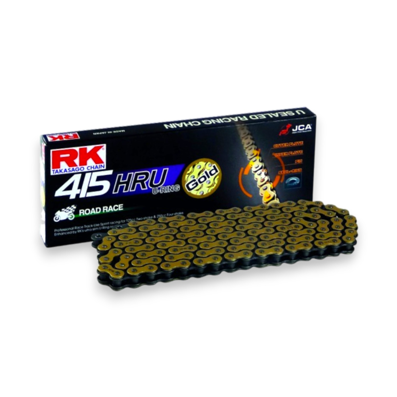 Chaîne RK gold ultra renforcé pas de 415 et 130 maillons