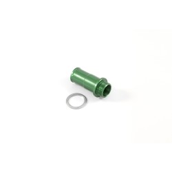 Raccord long de durite de refroidissement pour partie thermique carter 8.1 Fireblade, vert, pour Minarelli