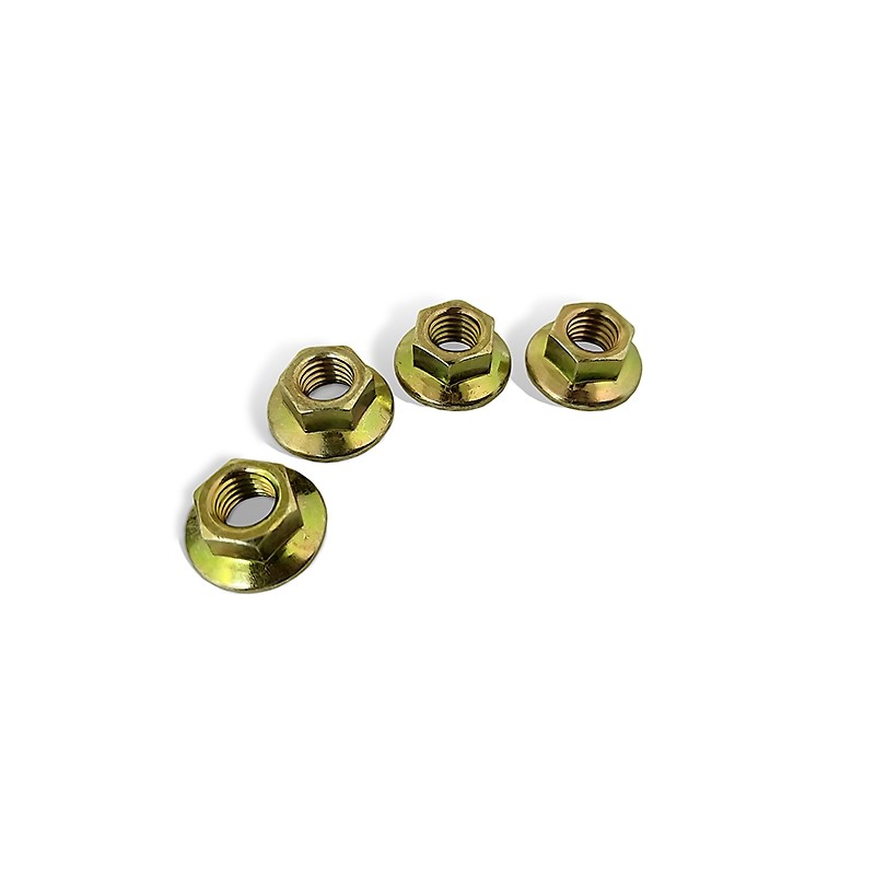 Écrous à embase M7 pour goujons de cylindre, six pans de 10 mm (4 pièces par lot)