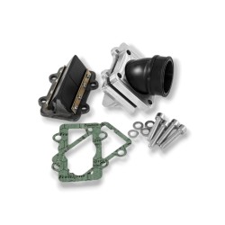Alimentation complète 8.1-K12 pour 100cc, collecteur orientable, pour carburateur Ø30 mm, carters 8.1 versions Piaggio et Minare