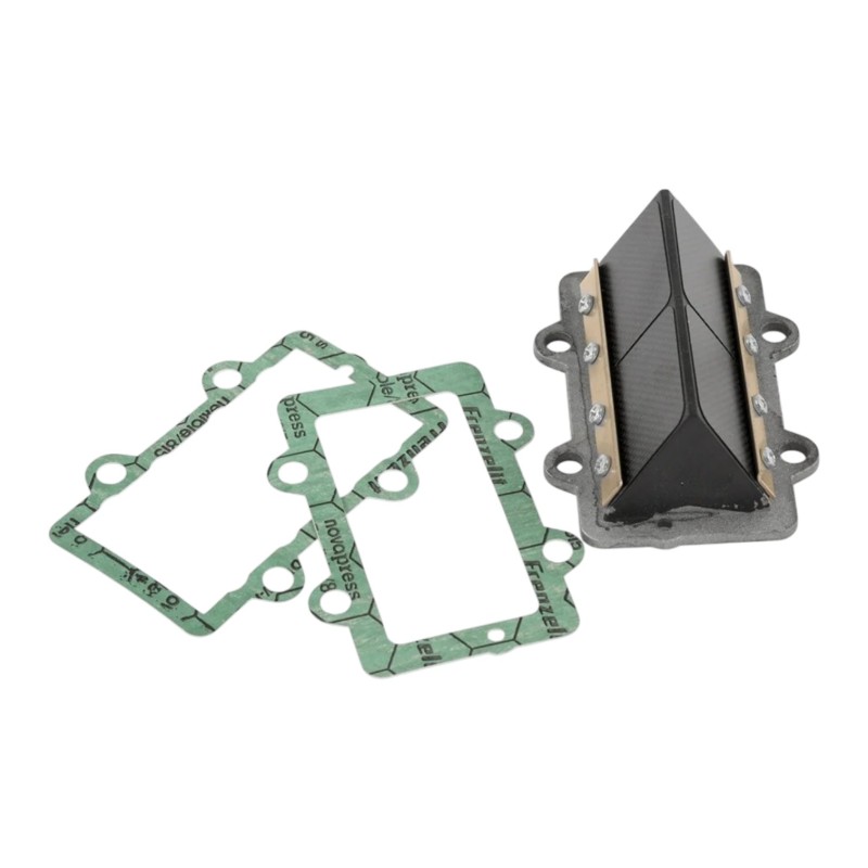 Boîte à clapets 8.1-K12 pour 100cc, pour carters 8.1 Fireblade versions Piaggio et Minarelli