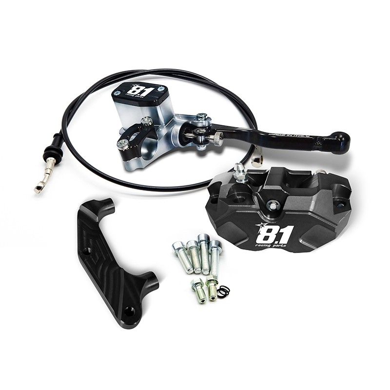 Kit frein avant radial complet 8.1 avec MC-11 + étrier Hurricane pour fourches Malossi Paioli F32
