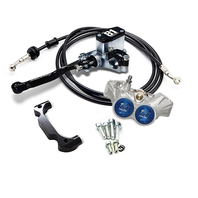 Kit frein arrière complet 8.1 avec MC-11 + étrier New Era pour Malossi C-One Piaggio et Piaggio d'origine