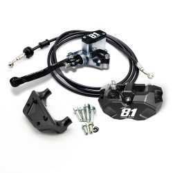 Kit frein arrière complet 8.1 avec MC-11 + étrier Hurricane tambour-disque pour Jog R/Aerox/Nitro/Phantom/Booster