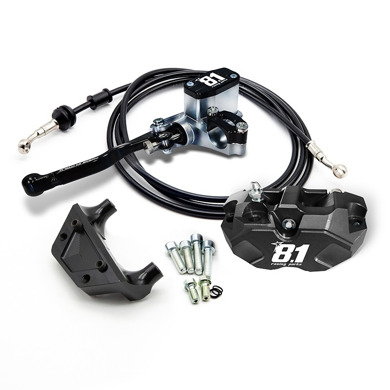Kit frein arrière complet 8.1 avec MC-11 + étrier Hurricane tambour-disque pour Jog R/Aerox/Nitro/Phantom/Booster