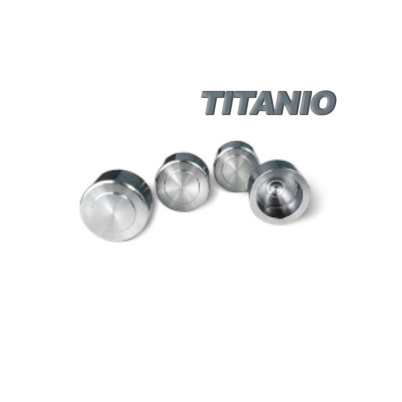 Pistons en TITANE x4 pour étriers radiaux 8.1 et Formula