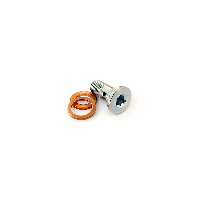 Boulon à profil surbaissé de raccord adaptateur M8x1 pour banjo Ø10 mm