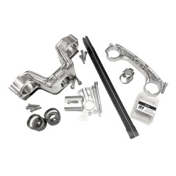 Kit tés de fourche pour Malaguti F12, pour fourches Ø45-48 mm (Ottopuntouno JF-1, FG Gubellini, MIR, Fastace et fourches type mi