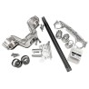 Kit tés de fourche pour Yamaha Aerox avant 2003, pour fourches Ø45-48 mm (Ottopuntouno JF-1, FG Gubellini, MIR, Fastace et fourc
