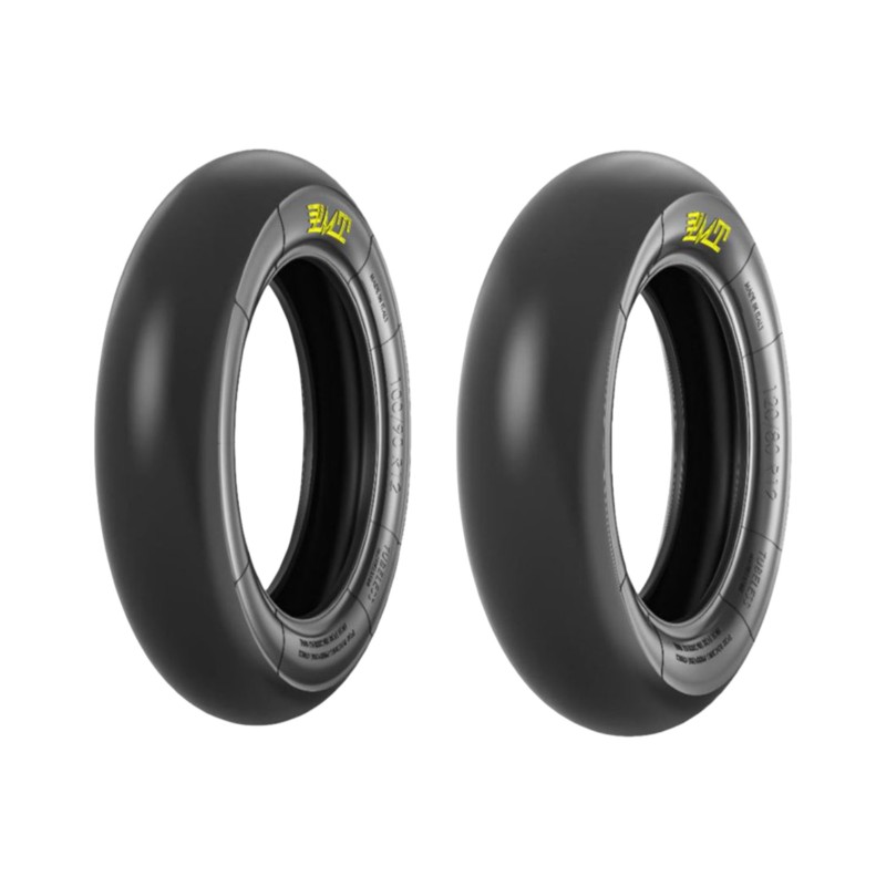 Paire de pneus Racing PMT SLICK R12 - gomme S